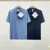 Premium Descente Kurzarm-T-Shirts Schwarze Seide Casual Luxury