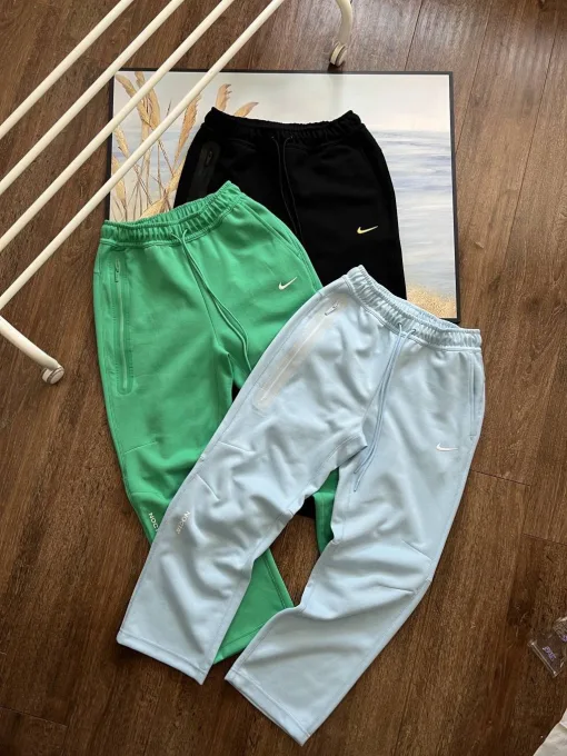 Luxus Nike Jogginghose Schwarz Fleece Logo Luxus
