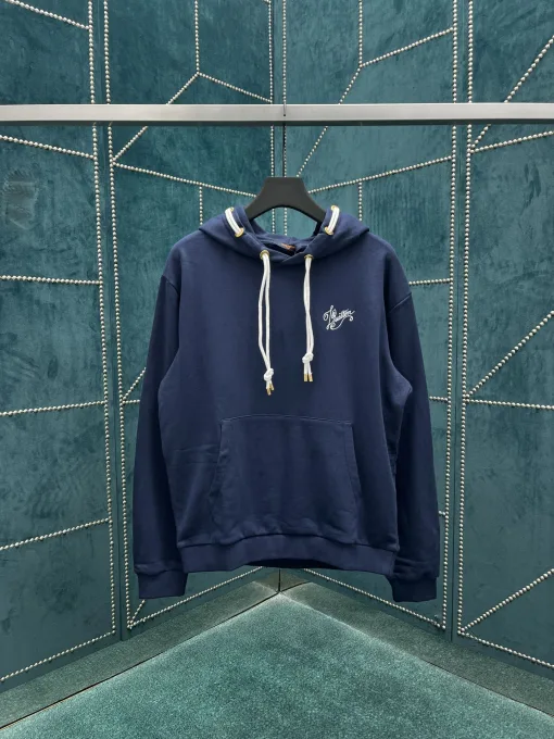 Luxuriöser Nautica Hoodie aus Baumwolle im Logo-Stil
