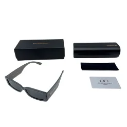 Premium Balenciaga Brille Grau Monogramm Luxus