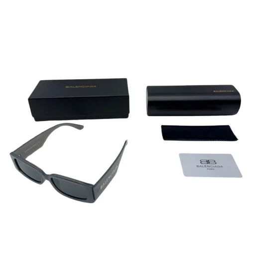 Premium Balenciaga Brille Grau Monogramm Luxus