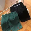Bestseller Ami Shorts Rot Baumwolle Bestickt Luxus