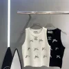 Premium Chanel Weste Schwarz Strick Kollektion