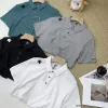 Premium Descente Kurzarm-T-Shirts Schwarze Seide Casual Luxury