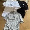 Premium The North Face Kurzarmhemd aus schwarzer Baumwolle im Logo-Stil
