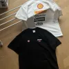 Bestseller Supreme Kurzarm-Logo-Kollektion aus schwarzer Baumwolle