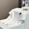 Premium Qualität Fila Kurzarm Schwarz Baumwolle Druck Luxus