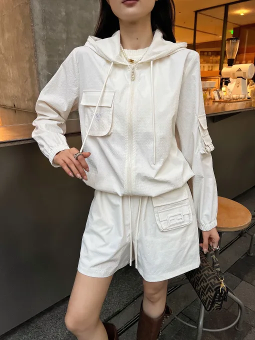 Hochwertige Fendi-Shorts, klassischer Luxus