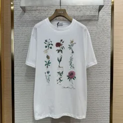 Premium Qualität Dior Kurzarm Baumwolle Luxus