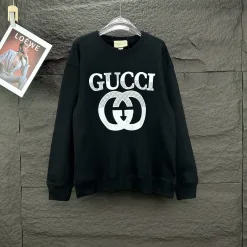 Hochwertige Gucci Sweatshirts Black Logo Kollektion