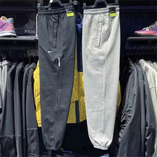 Luxus Nike Hose Schwarz Baumwolle Casual Style