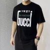 Hochwertige Gucci Kurzarm-Kollektion in Schwarz gewaschen