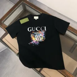 Bestseller Gucci Kurzarm Schwarz gewaschener Stil