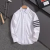 Bestseller Thom Browne Hemd Grau Streifen Stil