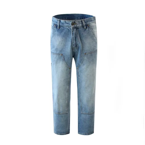 Hochwertige Carhartt Jeans im Distressed-Stil in Blau