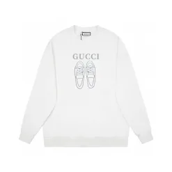 Premium Gucci Sweatshirts Schwarz Baumwolle Logo Luxus