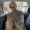 Hochwertiges Chrome Hearts Hemd im Braunleder-Stil