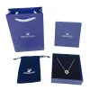 Bestseller Swarovski Halskette Grün Luxus
