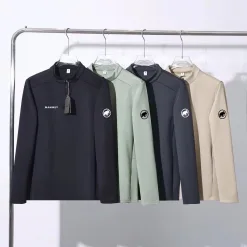 Premium Mammut Longsleeves Schwarz Casual Luxury
