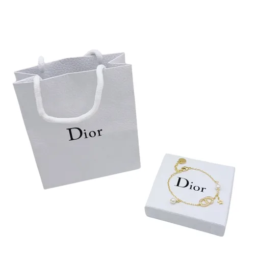 Premium Dior Armbänder Gold Logo Kollektion