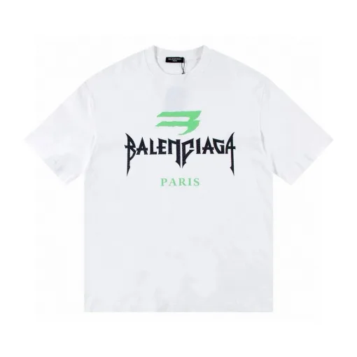 Bestseller Balenciaga Kurzarm-Baumwolldruck
