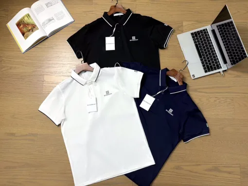 Premium Givenchy Poloshirt Weiß Casual Luxury