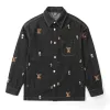 Premium Qualität Louis Vuitton Jacken Denim Bestickt Luxus
