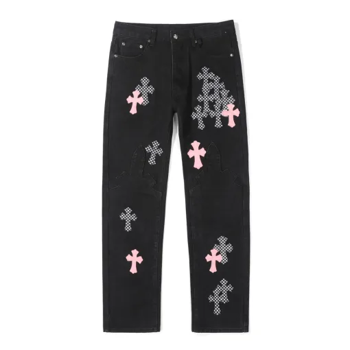 Premium Levi’S Jeans Schwarzes Schaffell Plaid Luxus