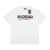 Premium Balenciaga Kurzarm Baumwolle Print Luxus
