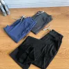 Hochwertige Lululemon Straight-Leg-Hose in schwarzem Spandex, atmungsaktiver Stil
