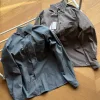 Premium Qualität The North Face Langarmshirt Lila Baumwolle Bestickter Stil