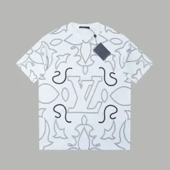 Bestseller der Louis Vuitton Kurzarm-Kollektion mit Baumwolldruck