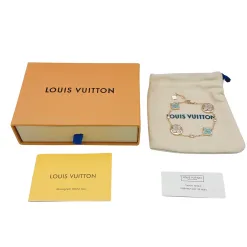Bestseller Louis Vuitton Halskette im blauen Logo-Stil