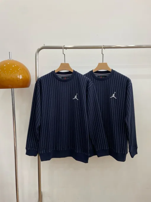 Luxus Jordan Sweatshirt Baumwolle Streifenstil