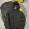 Luxus Fendi Daunenjacken Braun Strick Monogramm Luxus