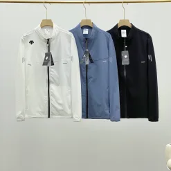 Premium Descente Langarm Schwarz Atmungsaktive Kollektion