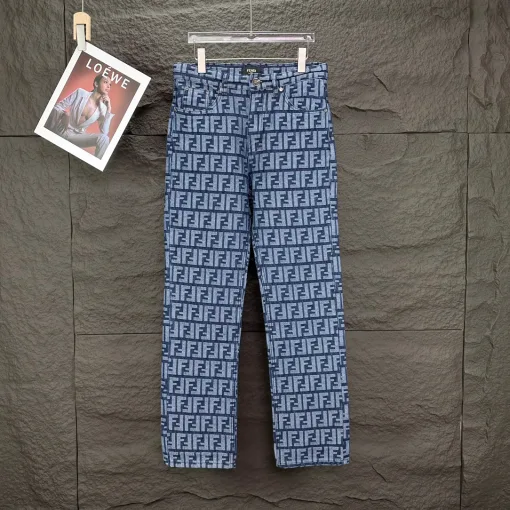 Bestseller Fendi Jeans im blauen Logo-Stil