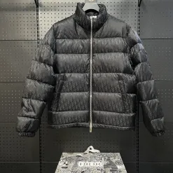 Premium Dior Jacken Schwarz Satin Monogramm Kollektion