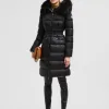 Luxus-Moncler-Mäntel in Schwarz mit Logo-Kollektion