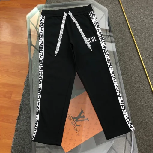 Bestseller Dior Hosen Schwarz Bestickte Kollektion