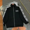 Hochwertiger Dior-Mantel in Schwarz, bestickte Kollektion