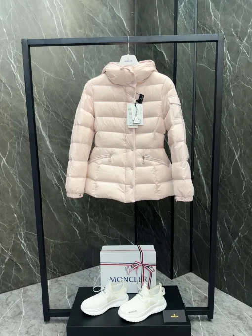 Premium Qualität Moncler Jacken Weiß Nylon Modern Luxury