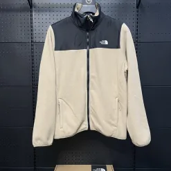 Premium Qualität The North Face Jacken Khaki Fleece Patchwork Kollektion