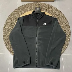 Premium Qualität The North Face Jacken Grau Fleece Patchwork Luxus