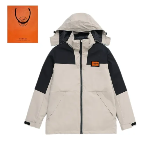 Luxus HermS Jacken Weiß Casual Luxury