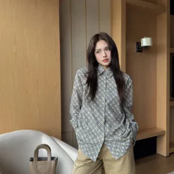 Bestseller Burberry Hemd Khaki Monogramm Stil