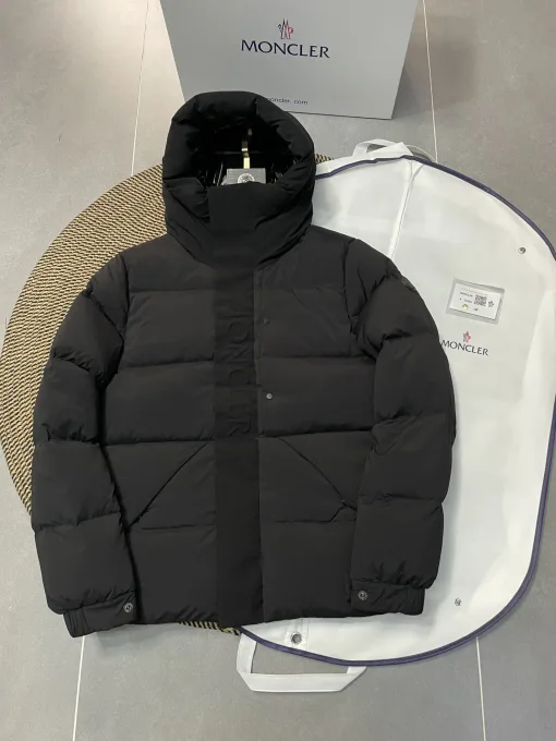 Premium Qualität Moncler Daunenjacken Schwarz Classic Luxury
