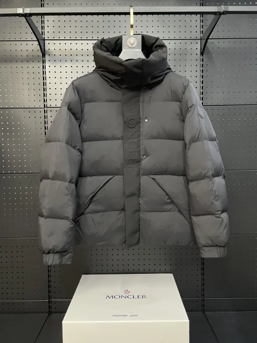 Hochwertige Moncler Daunenjacken Grau Classic Luxury