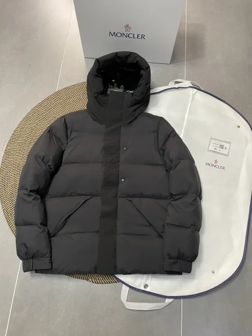 Hochwertige Moncler Daunenjacken Grau Classic Luxury