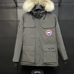 Hochwertige Canada Goose Mäntel Weiß Polyester Klassischer Luxus